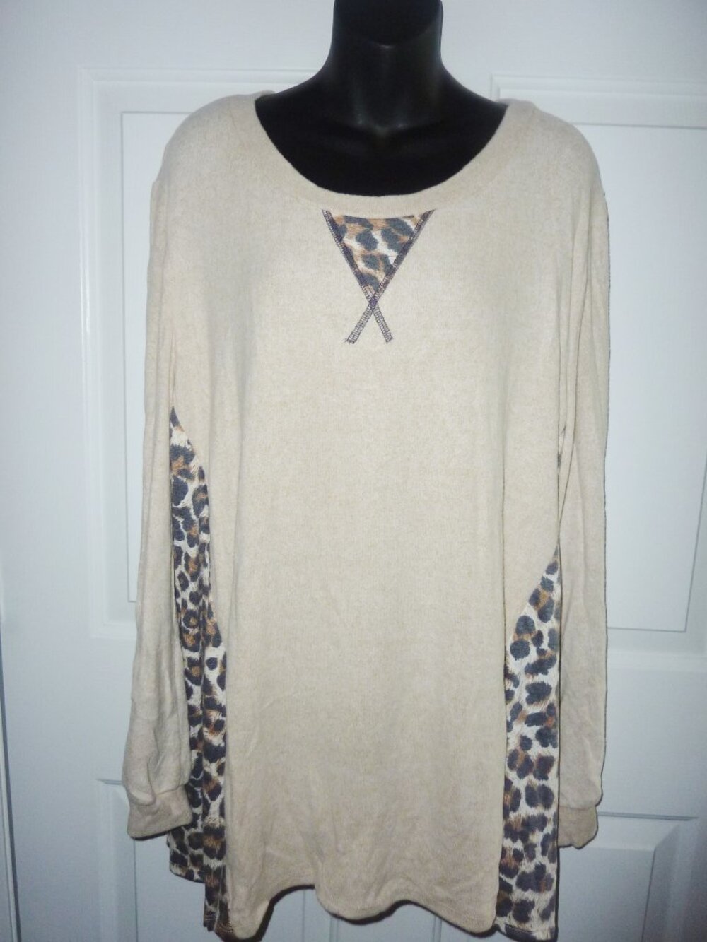 MINT! Lovely Melody Super Soft Loose Fit Sweater Long Sleeve Tunic 3X